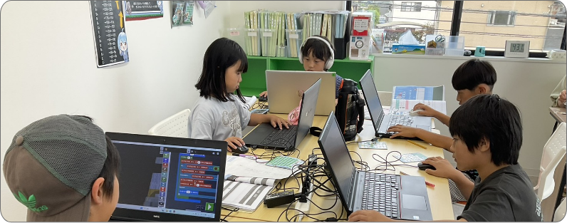 プログラミング教室の授業風景